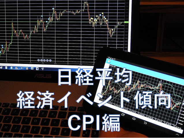 日経平均分析（経済イベントCPI編）(2022/1~2023/4)